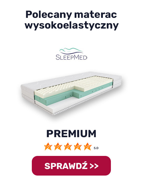 Materac SleepMed Premium wysokoelastyczny